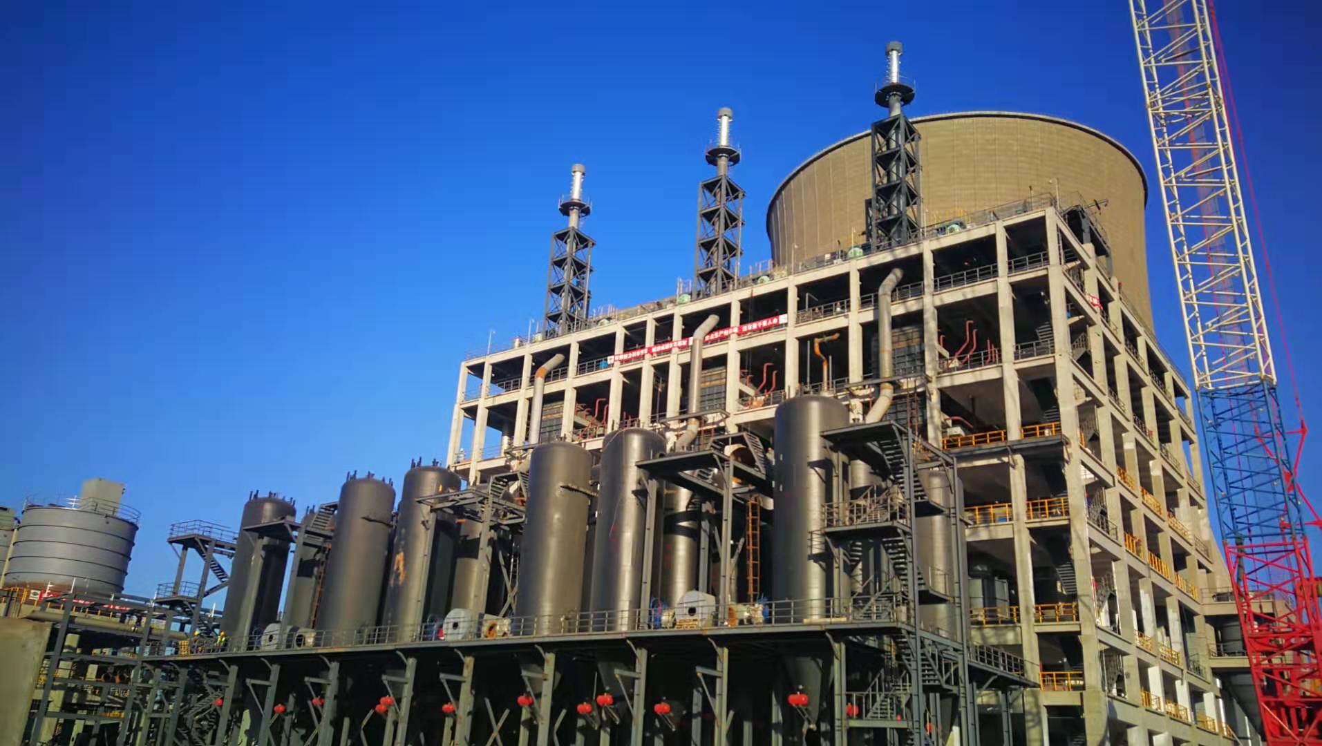 新疆宜化煤气化装置工程项目,3×60000Nm³/h(CO+H2)循环流化床气化炉 新疆宜化煤气化装置工程项目,3×60000Nm³/h(CO+H2)循环流化床气化炉